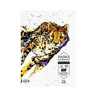 Папка для акварели A4 16л. МАЛЕВИЧЪ "Waterfall" 402203 целлюлоза,300г/м2,мелк.зерно