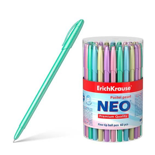 Ручка шар. EK Neo Pastel pearl 55380 синяя,0,7мм