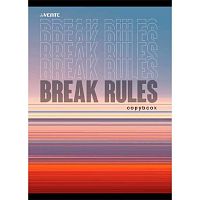 Тетрадь 80л. (клетка) А4 deVENTE спираль "Break Rules" 2058215 обл.целлюлоз.карт.,ВД-лак