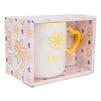 Кружка фарфор 415мл Микрос "Пожелания" ч56332