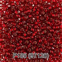 Бисер GAMMA круглый 6 10/0 2,3мм 5гр. 1-й сорт F185 тёмн.-красный ( 97120 )