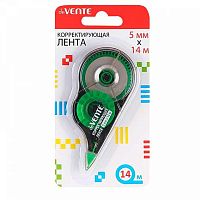 Коррект. лента deVENTE 5мм*14м 4062109 чёрно-зелён.п/прозр.корп.,фрон.аппл.,карт.блист.