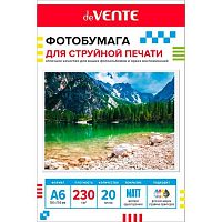 Фотобумага deVENTE А6 230г/м2 матовая односторонняя  20л. (2042416)