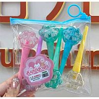 Набор маркеров текст.  6цв. КОКОС "Cat paw" 252407 скош.,1-4мм,в пакет zip