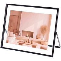 Фоторамка 15*20см "Чёрный стиль" 640-1293 гориз.,метал.