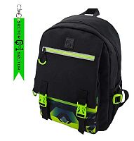 Рюкзак КОКОС "Street Внимание опасность" 240488 чёрный,44*29*12см,1отд.+брелок