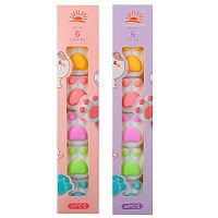 Набор маркеров текст.  5цв. КОКОС ONE METER SUNSHINE "Cat paw" 252417 мини,скош.,1-3мм,к/к