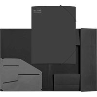 Папка на резинке А4 deVENTE "Total Black.Чёрная" 3070510 полипропилен,толщ.2мм