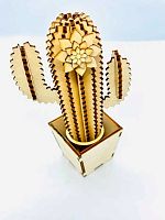 Пазл 3D АПИЛКА Юный гений "Кактус 5" ЮГ 23 дерево