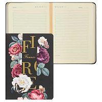 Ежедневник н/д А6 168л. Fiorenzo кож.зам. "Цветочный вернисаж" 253052 интегр.обл.,зол.срез