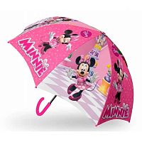 Зонт п/автомат детский ИГРАЕМ ВМЕСТЕ "Минни маус" UM45-NMOUSE ткань,дл.спиц-45см