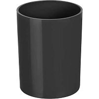 Подставка-стакан д/пиш.принадл. deVENTE 4104513 чёрный,пластик,9*6*6см