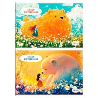 Альбом для рис.20л. BG "Большие друзья" 08600 на скобе,эконом,асс.