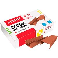 Скобы №10 deVENTE 1000шт. 4141001 омедненные,к/к