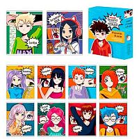 Комплект тетрадей предм. 48л. КанцБиз "Аниме" 13234 уф-лак (10шт.)
