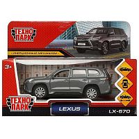 Игрушка инерц. Технопарк "Машина Lexus LX-570 серый" метал.,12см LX570-12-GY