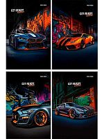 Блокнот А6  24л. Проф-Пресс "Разные машины и граффити-1" Б24-4697 цв.мелов.обл.,асс.