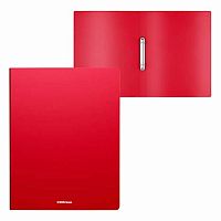 Папка 2 кольца 24мм EK А4 "Matt Classic" 49967 красная,400мкм