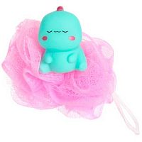 Мочалка-шар д/тела "Дино Флаппи" 888-187 полипропилен.