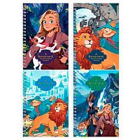 Записная книжка А6  80л. BG спираль "Волшебник Изумрудного Города" 08358