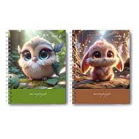 Тетрадь 80л. (клетка) SVETOCH спираль "Пухлик" Т216 (01565) тв.обл.,выб.лак,глянц.лам.