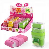 Ластик-роллер Yalong "Весёлые зверята" YL231512 синт.каучук,55*30*15мм,асс.