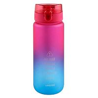 Бутылка пластик. 800мл deVENTE "Gradient" 8090237 розово-синяя,матов.,28*7,8см,с петлей