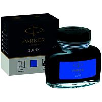 Чернила PARKER Quink Z13 (CW1950377) синие чернила,смывающ.,57мл,д/перьевых ручек