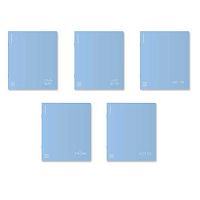 Тетрадь 48л. (клетка) EK пластик.обл. "CoverProBook Symbol" 61956 голубая,асс.