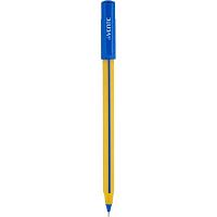 Ручка масл. шар. deVENTE "Triolino SunLine" 5073211 синяя,0,7мм,ультраглад.письмо,жёлт.трёхгр.корп.