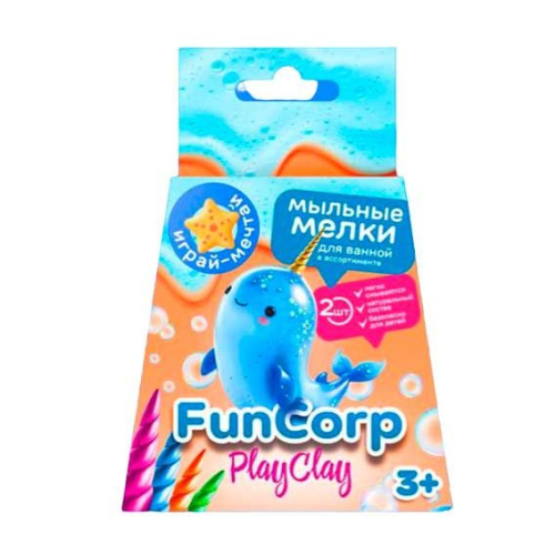 Мыльные мелки для ванной FunCorp Playclay 11-00000001 (2 шт.) Мыльные мелки для ванной FunCorp Playclay 11-00000001 (2 шт.)