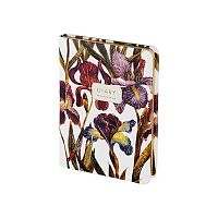 Ежедневник н/д А6 120л. BV кож.зам. "Flora. Ирисы" 3-745/14 зол.срез,беж.бум.,линейка