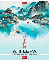Тетрадь предм. 48л. ХАТ пластик.обл. "Искусство Азии-Алгебра" 33070 справ.мат. (клетка)