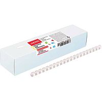 Пружина д/переплета deVENTE  6мм белая  50шт. 4123400