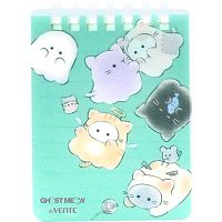 Блокнот А7  80л. deVENTE спираль "Ghost Meow" 2350502 пластик.обл.,асс.