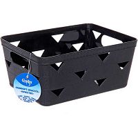 Корзинка д/хранения Селфи "Энигарт" 836-829 чёрный,20*15*9см