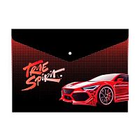 Папка-конверт на кнопке А4 КОКОС "Автоазбор" 240730 непрозрачн.с рис.,0,15мм