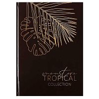 Записная книжка А4 160л. Fiorenzo "Night Tropic" 253965 тв.обл.,глянц.лам.,клетка