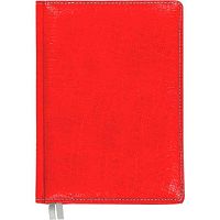 Ежедневник н/д В6 136л. ATTOMEX кож.зам. "Croco" 2035042 красный,бел.бум.