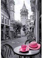 Ежедневник н/д А5  80л. Проф-Пресс тв.обл. "Розовые чашка и шляпка" 80-6760 контраст,цв.мел.обл.