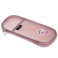 Пенал-косметичка ХАТ 200*100*20 "Кошки бывают разные-розовый" NPc_07002 сетка,на молн.,с карм.
