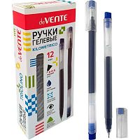 Ручка гелевая deVENTE "Kilometrico" 5051547 синяя,0,5мм,прозр.корп.