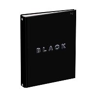 Тетрадь на кольцах 120л. (клетка) BG "Just black" 08667 выб.лак,лам.софт-тач