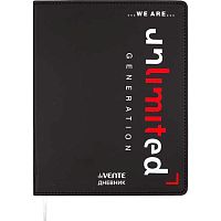 Дневник 1-11кл. deVENTE интегр.обл. "Unlimited Generation" 2021605 кож.зам.,бел.бум.,шелкогр.