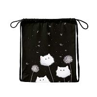 Сумка д/обуви КОКОС 36*44см "Котята одуванчики" 260208 полиэстер,1отд.