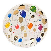 Тарелка бум. Микрос "Шарики" Ч54860 18см (6шт)