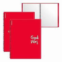 Папка с вкладышами/ 30 EK А4 "Classic Words" 59789 спираль,красный,асс.