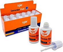 Коррект. жидкость 12мл INTELLIGENT DL-521 с кисточкой,спирт.