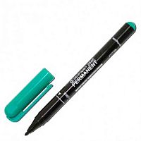 Маркер перм. CENTROPEN 2846/01-10 зелёный,1,0мм,кругл.