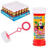 Мыльные пузыри 1TOY "Геройчики" 60мл Т25889 в корытце